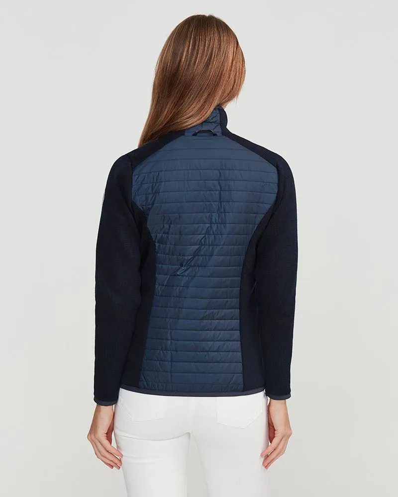 Holebrook Mimi Windproof Full Zip Jacket - Navy-1