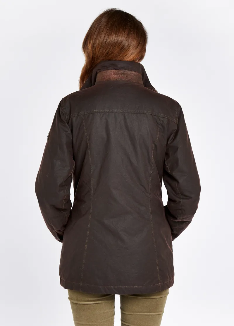 Dubarry Ladies Mountrath Wax Jacket - Java-2