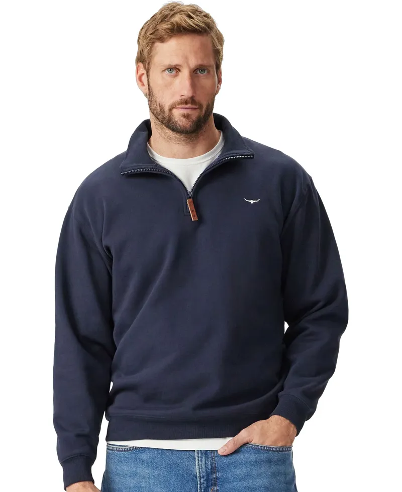 R.M Williams Mulyungarie Top - Navy-1