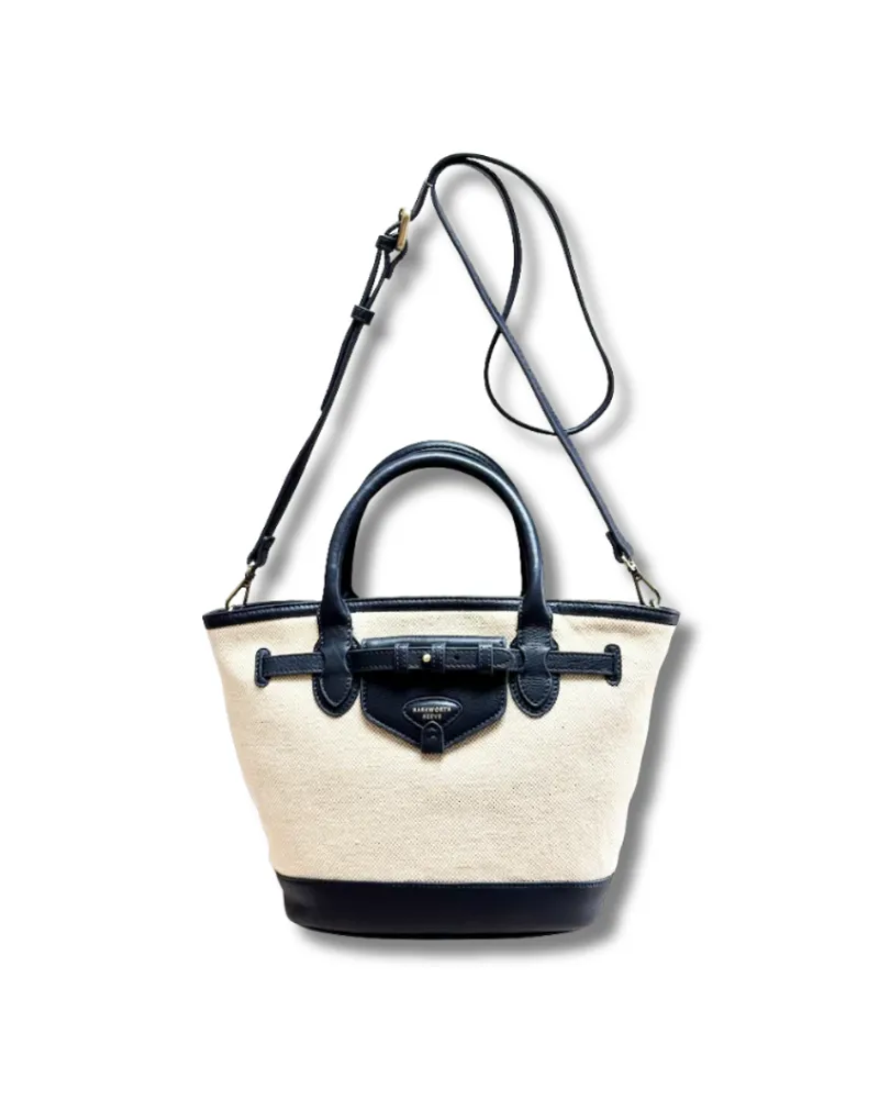 Barkworth Reeve Nantucket Mini Bag - Canvas/Navy