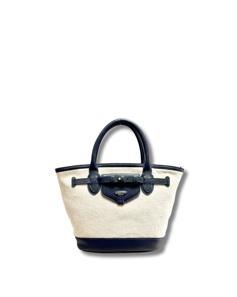 Barkworth Reeve Nantucket Mini Bag - Canvas/Navy-1