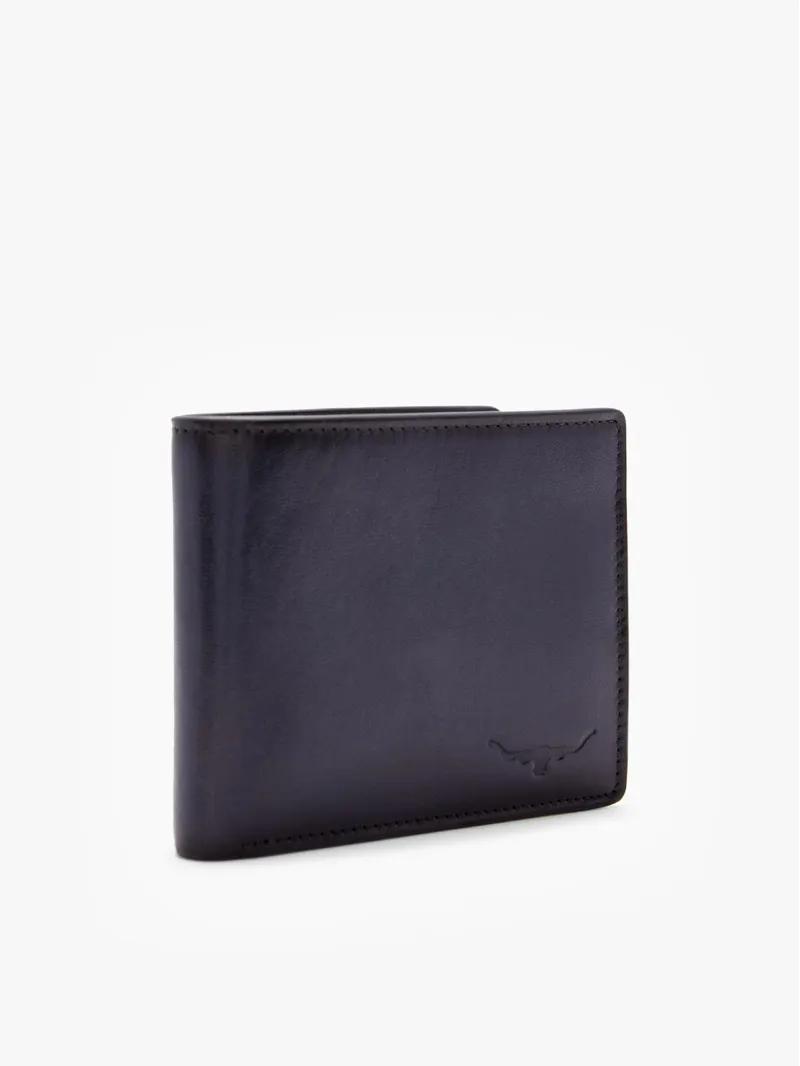 R.M Williams City Slim Bi-Fold Wallet - Prussian Blue-2