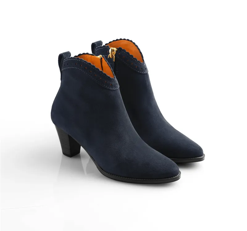 Fairfax and Favor Regina Ankle Boot - Navy