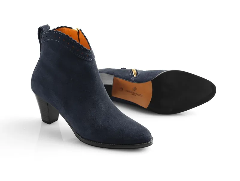 Fairfax and Favor Regina Ankle Boot - Navy-1