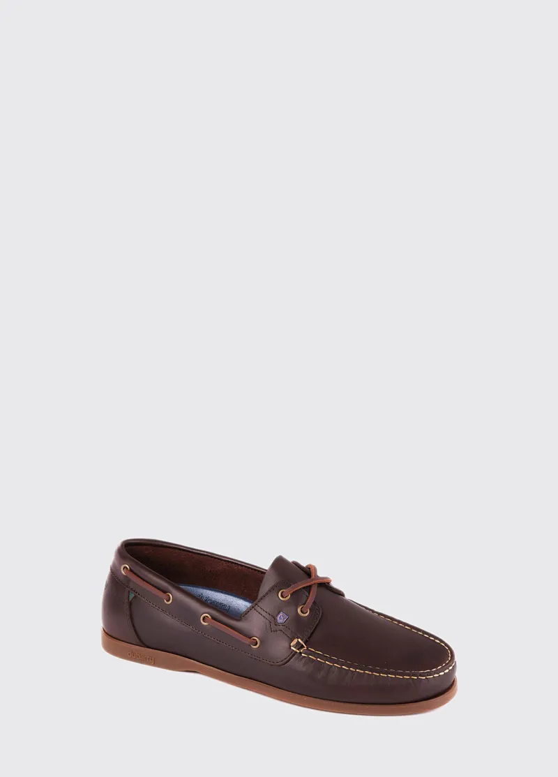 Dubarry Mens Port Deck Shoes - Old Rum-1