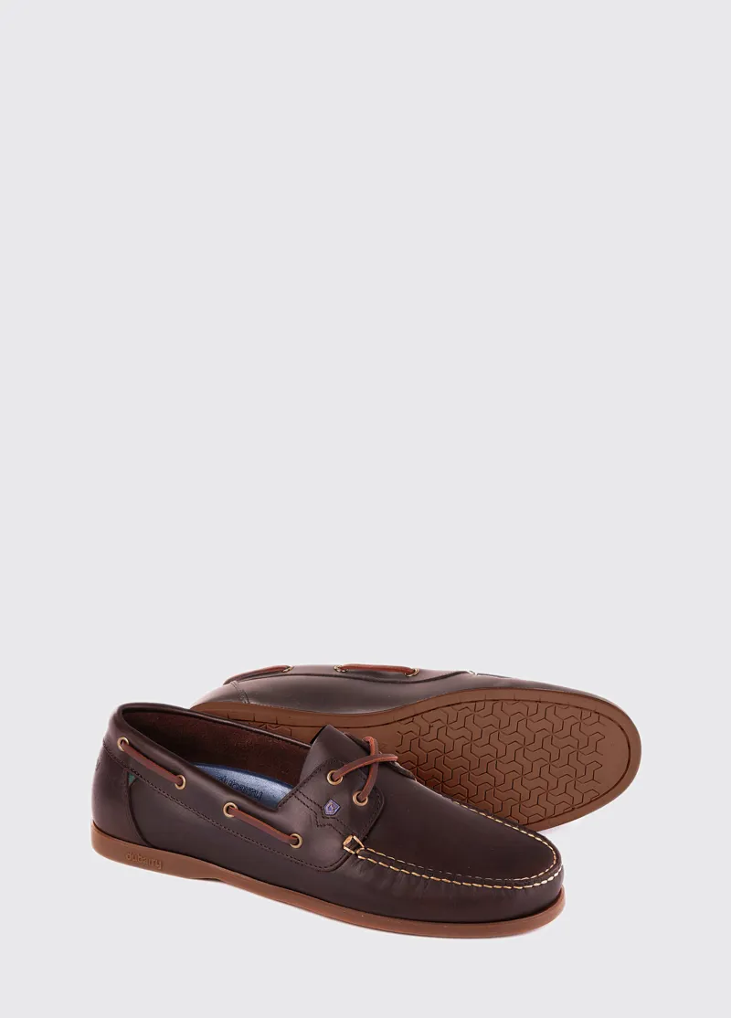 Dubarry Mens Port Deck Shoes - Old Rum-2
