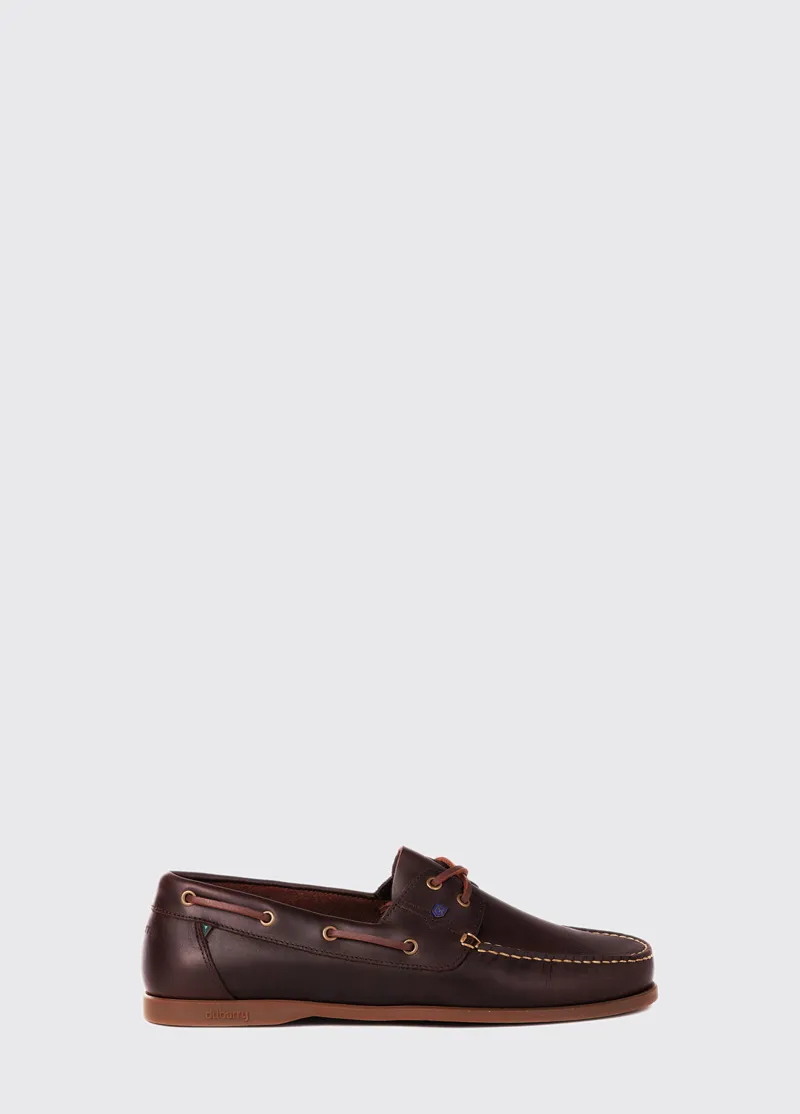 Dubarry Mens Port Deck Shoes - Old Rum-3