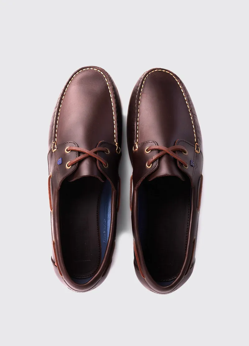 Dubarry Mens Port Deck Shoes - Old Rum-4