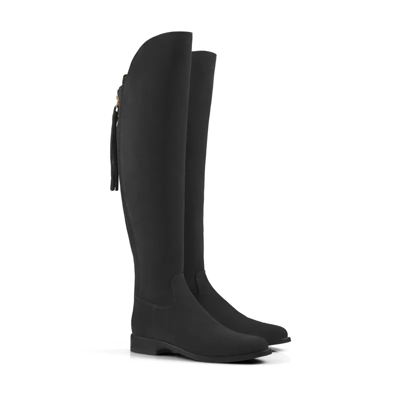 Fairfax and Favor Flat Amira Boot - Black