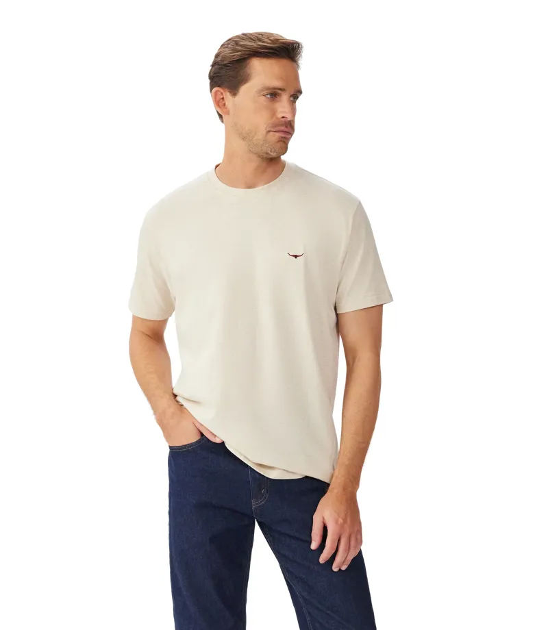 R.M Williams Parson T-Shirt - Sand-1