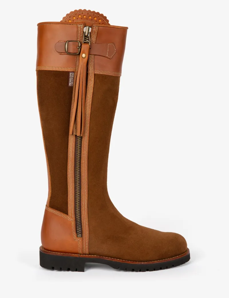 Penelope Chilvers Inclement Long Tassel Boot - Tan/Brown