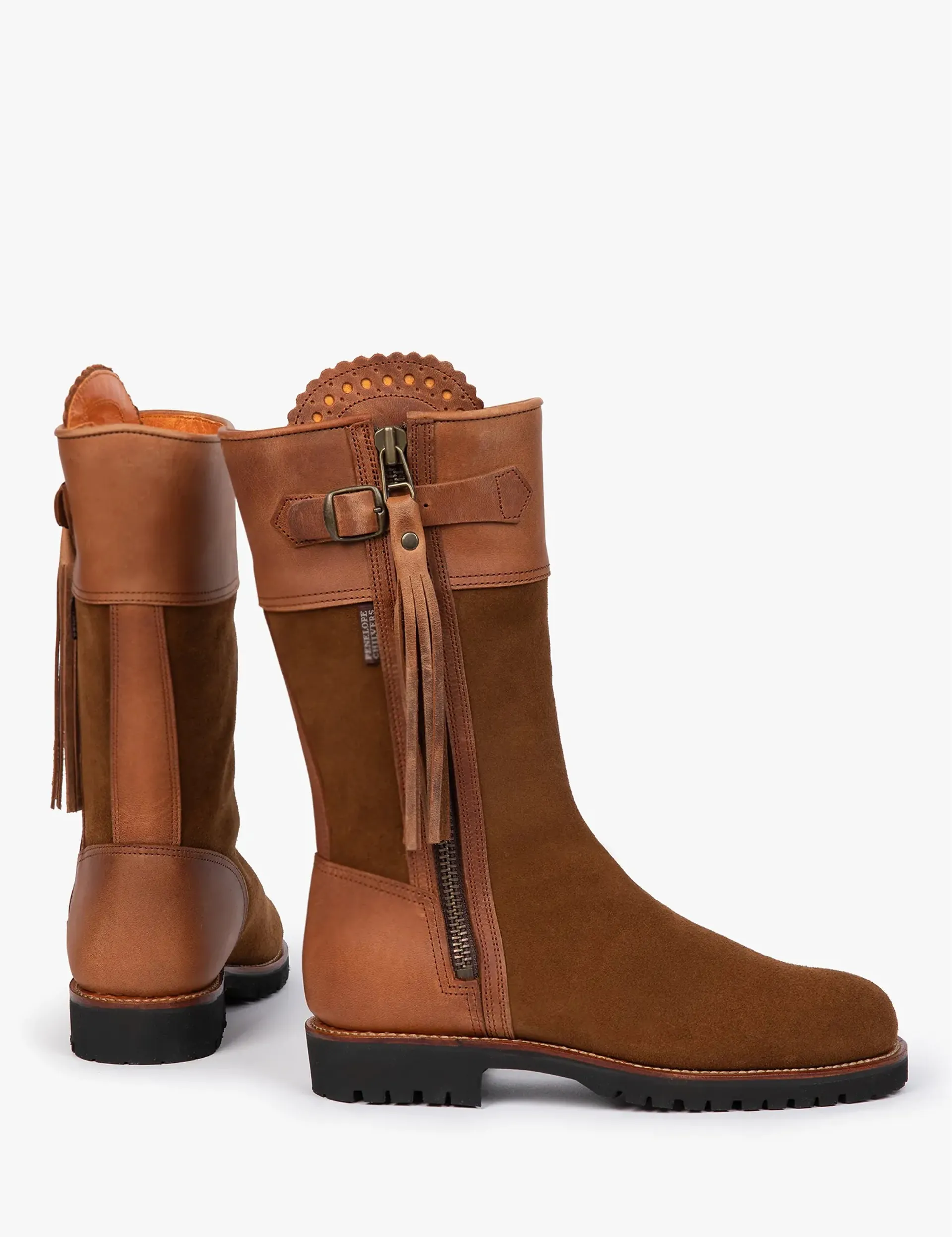Penelope Chilvers Inclement Mid Tassel Boot Tan