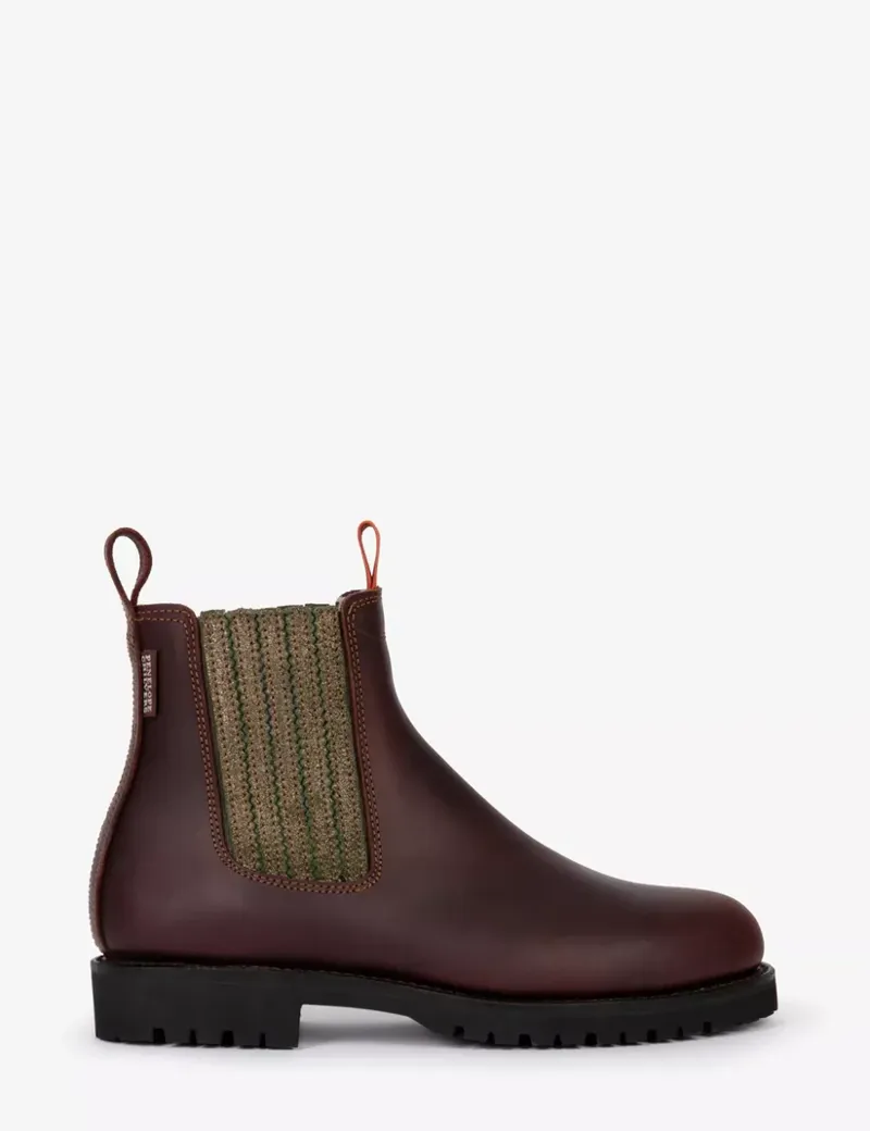 Penelope Chilvers Oscar Wool Lined Boot-Conker/Khaki