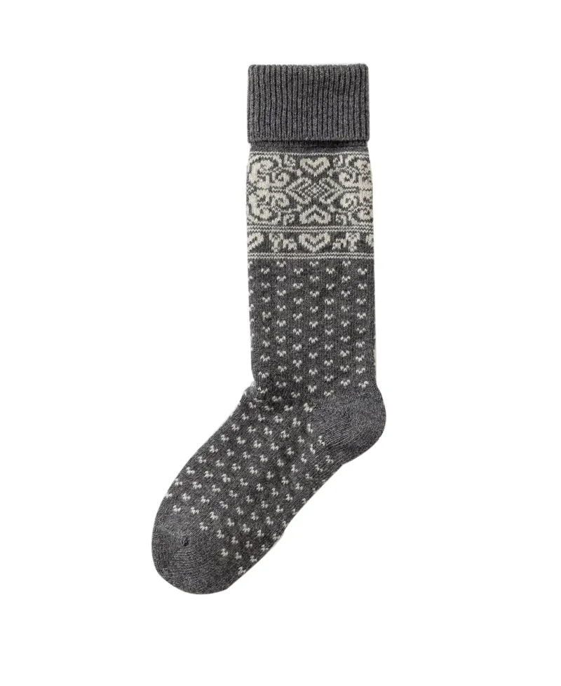 Holebrook Sundborn Raggasocka Ladies Sock - Dark Grey Melange