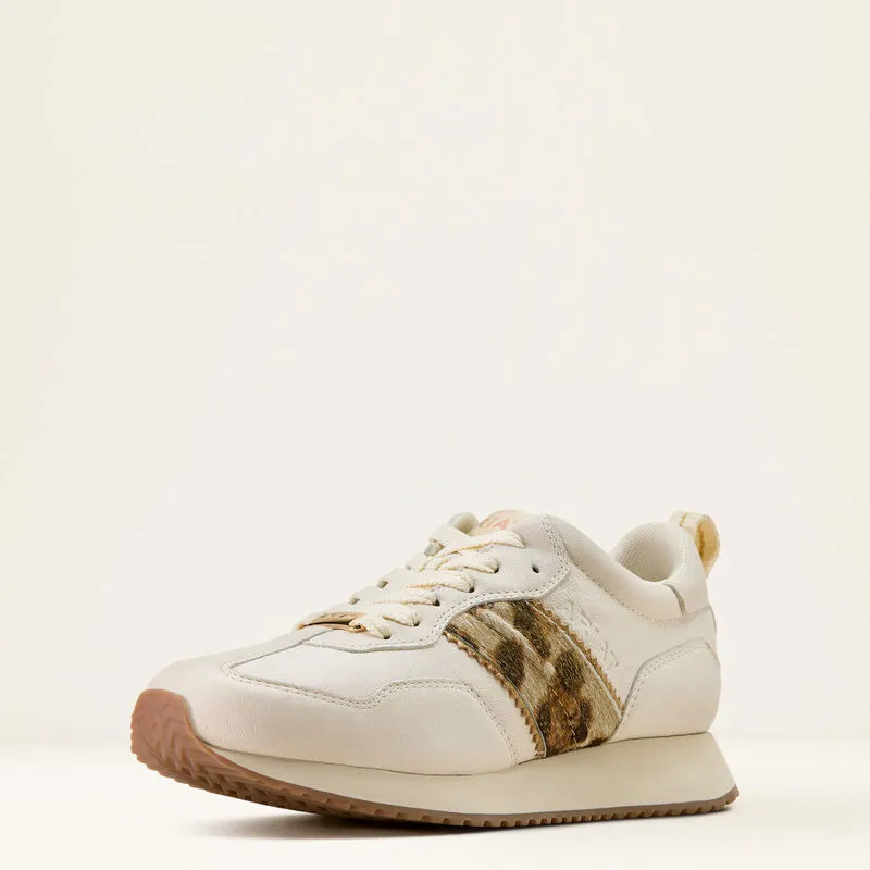 Ariat Ranch Runner - Butter Cream/Gold/Leopard-1