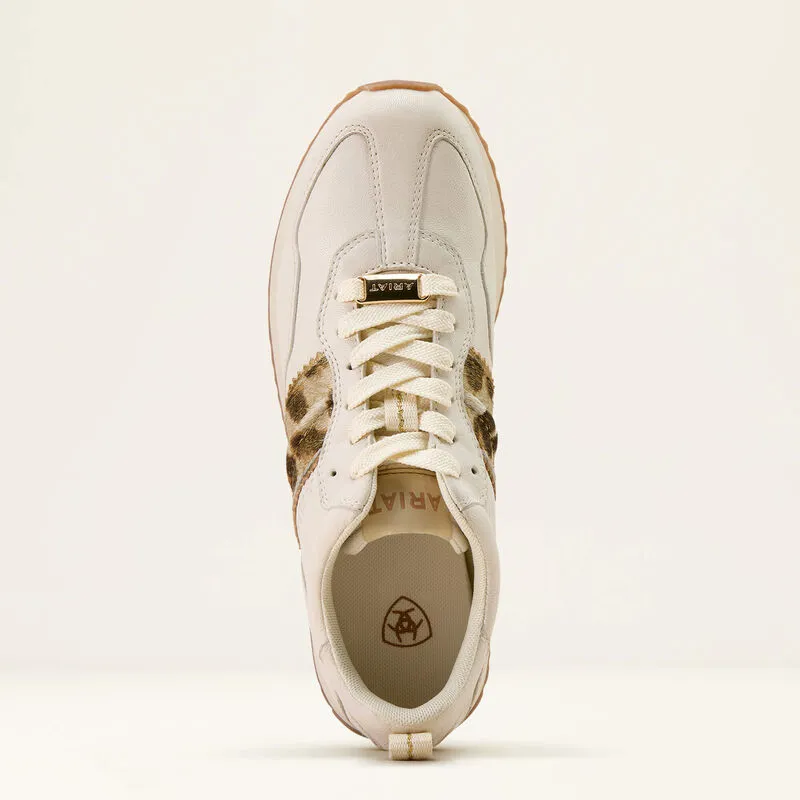 Ariat Ranch Runner - Butter Cream/Gold/Leopard-3