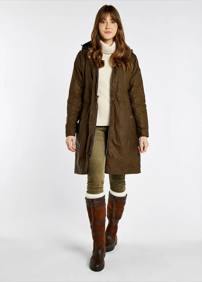 Dubarry Redington Wax Jacket - Ginger-1