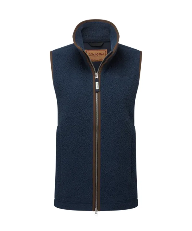 Schoffel Ladies Lyndon Retro Gilet - True Navy-1