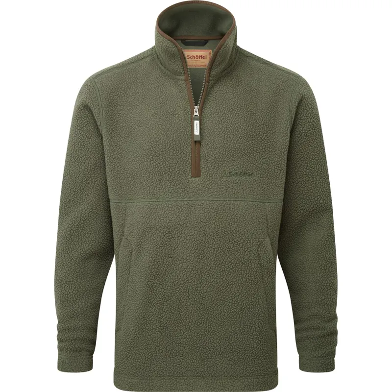 Schoffel Berkeley Retro 1/4 Zip - Woodland