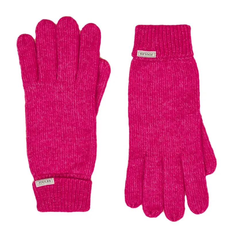 Joules Rosa Glove - Hot Pink