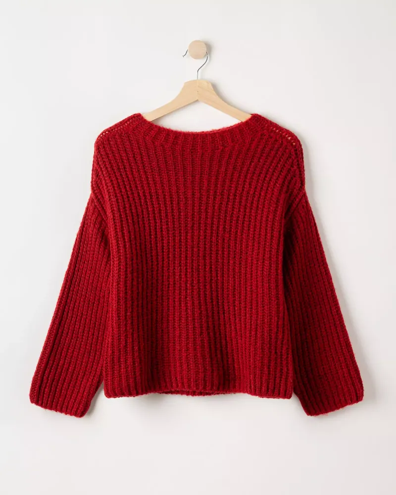 Holebrook Cajsa Sweater - Ruby-3