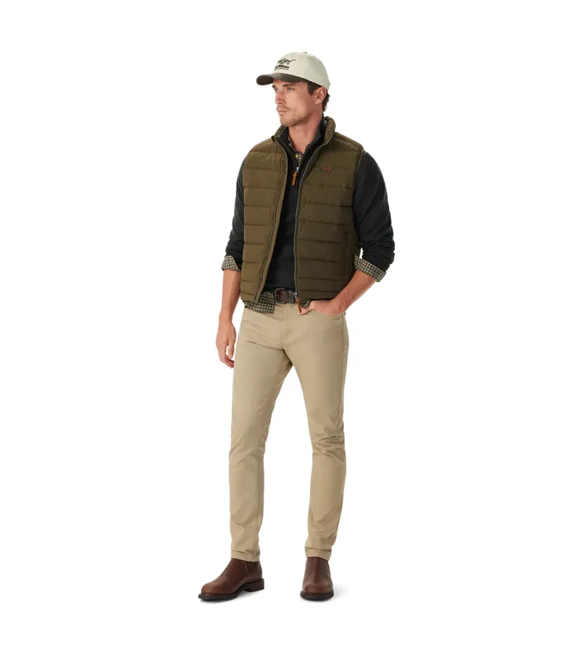 R.M Williams Rydal Vest - Dark Olive-1