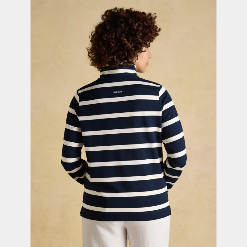 Joules Saunton Sweatshirt - Navy/Cream Stripe-2