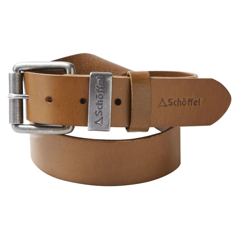 Schoffel Mens Leather Belt Tan