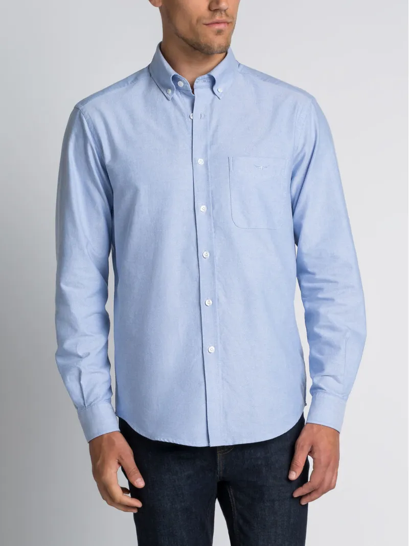 R.M Williams Collins Shirt Blue