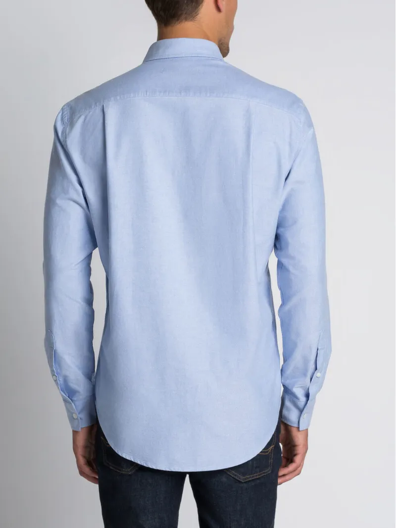 R.M Williams Collins Shirt Blue-2