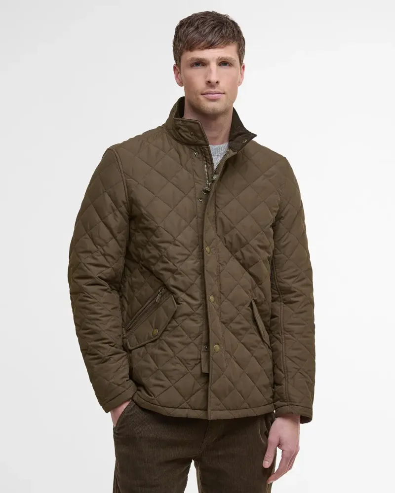 Barbour Shoveler Quilt - Dark Olive