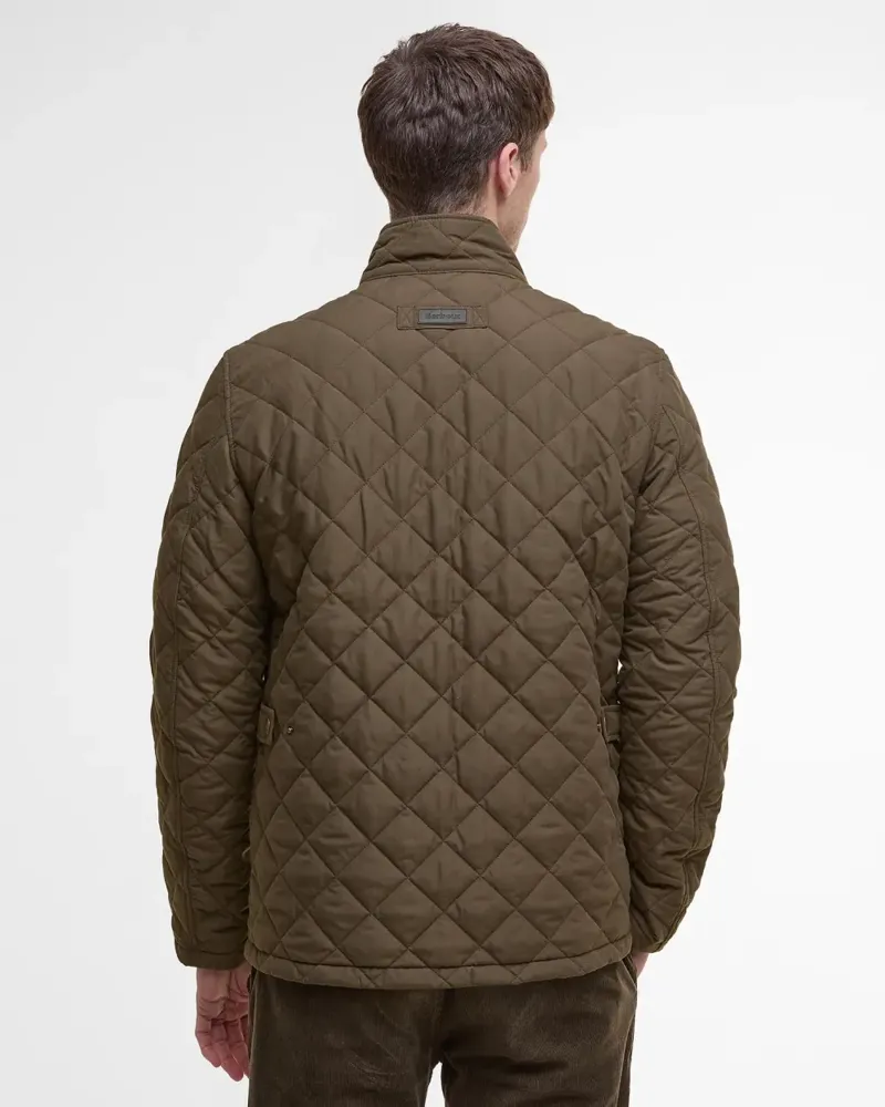 Barbour Shoveler Quilt - Dark Olive-1