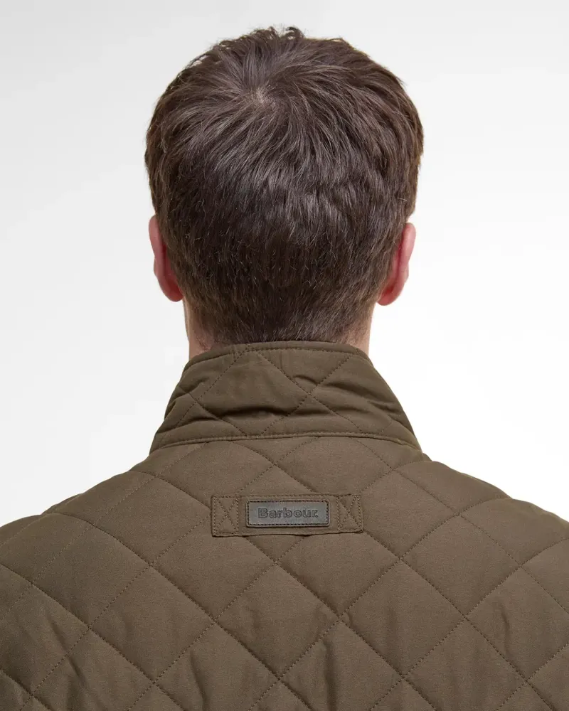 Barbour Shoveler Quilt - Dark Olive-3