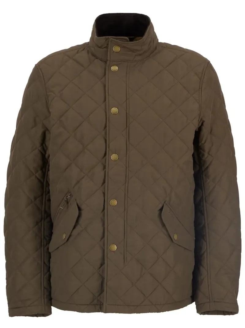 Barbour Shoveler Quilt - Dark Olive-5