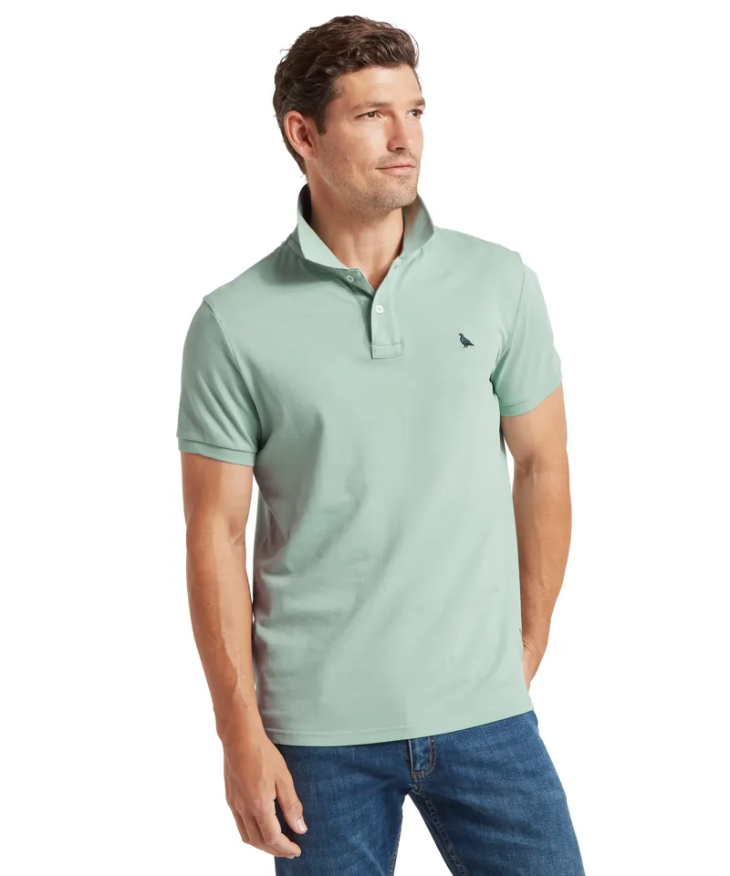 Schoffel Mens St Ives Polo - Surf Blue