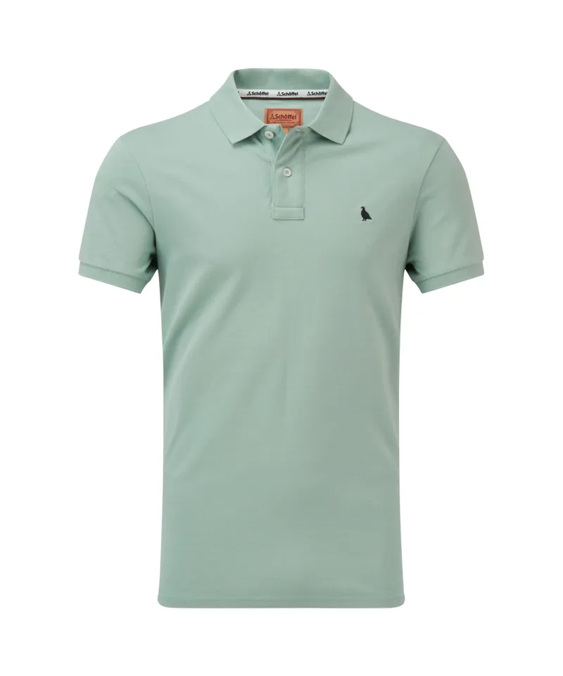 Schoffel Mens St Ives Polo - Surf Blue-1