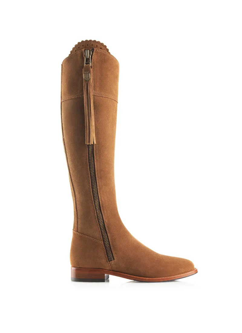 Fairfax and Favor Flat Regina Boot - Tan-1