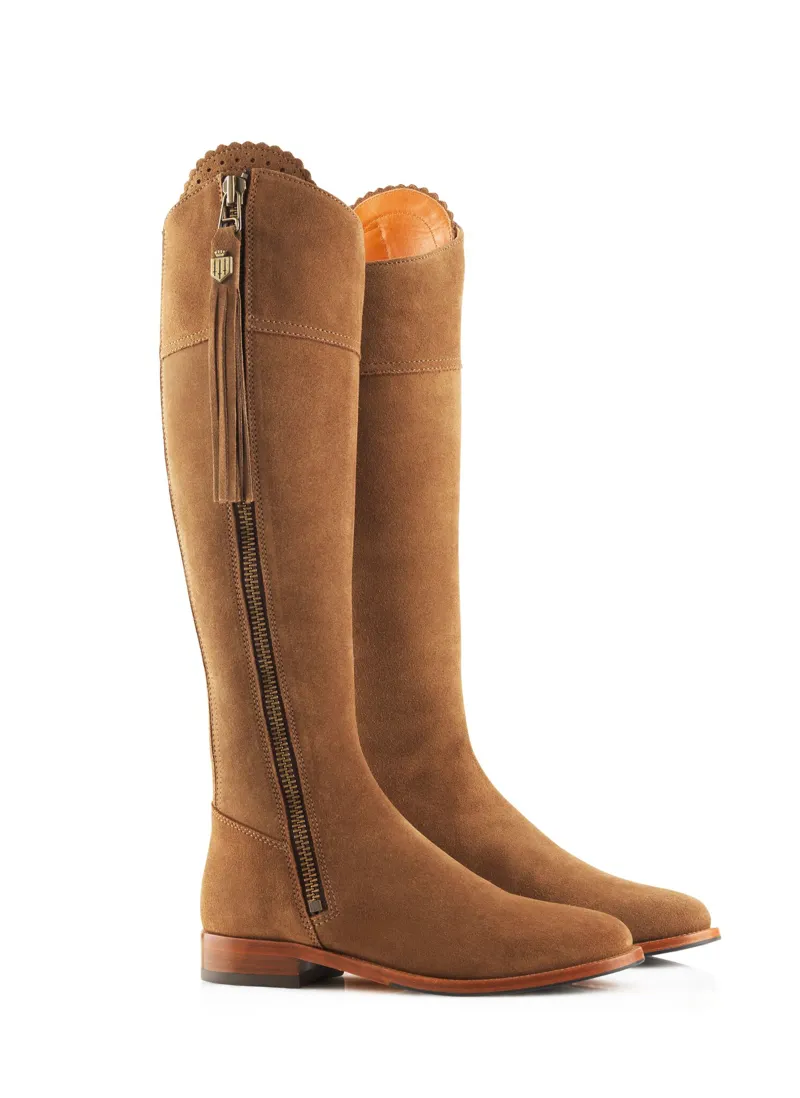 Fairfax and Favor Flat Regina Boot - Tan