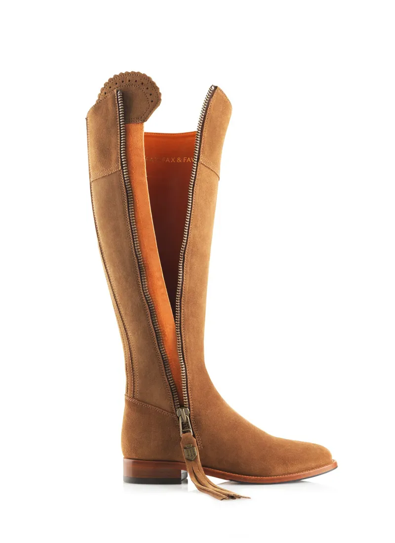 Fairfax and Favor Flat Regina Boot - Tan-2