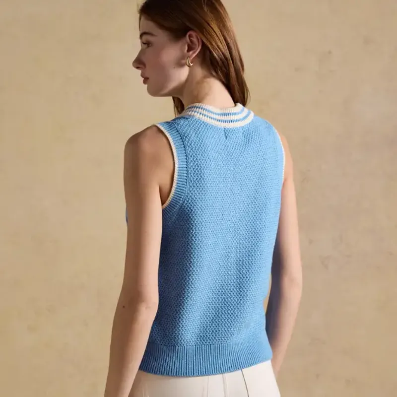 Joules Deuce Tank Top - Blue-1