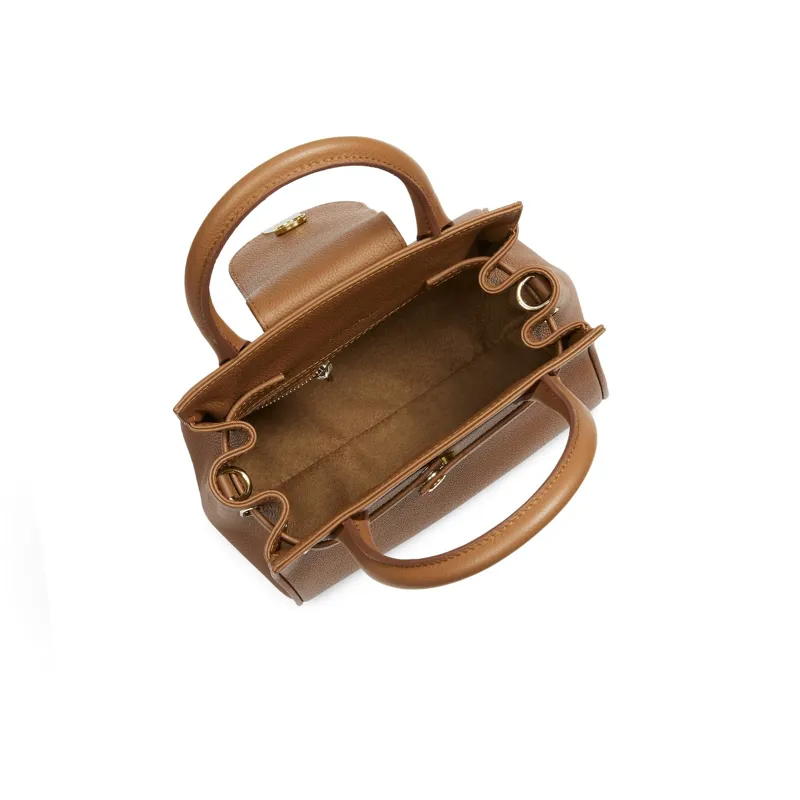 Fairfax and Favor Mini Windsor Bag - Tan Leather-2