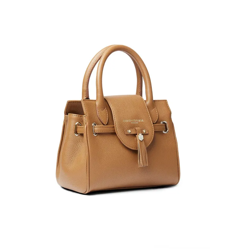 Fairfax and Favor Mini Windsor Bag - Tan Leather-4