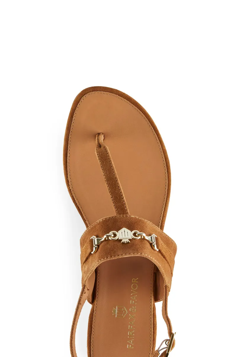 Fairfax and Favor Thornham Sandal - Tan-3