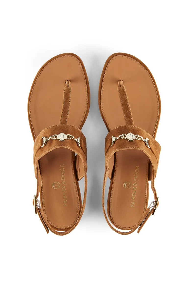 Fairfax and Favor Thornham Sandal - Tan-4