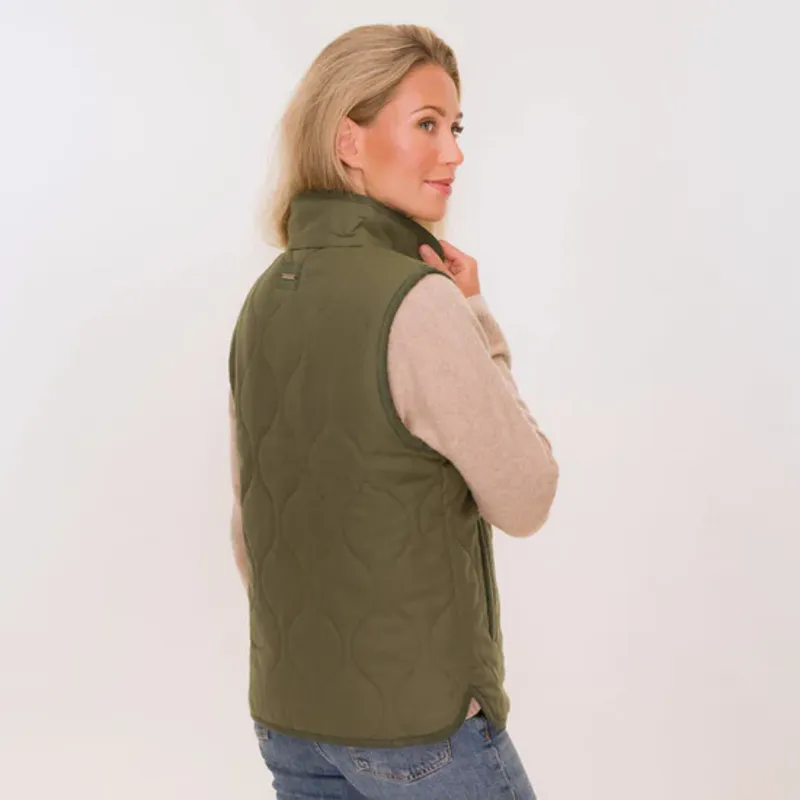 Hicks and Brown Timworth Gilet - Green-3
