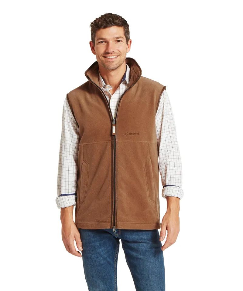 Schoffel Mens Oakham Gilet - Toffee-1