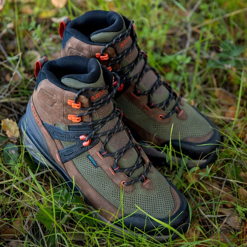 Ariat Traverse Mid Boot - Brown/Evergreen-5