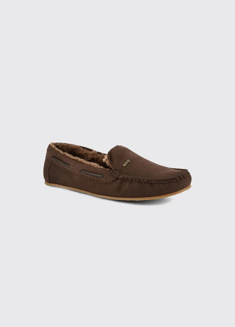 Dubarry Ventry Moccasin Slipper - Cigar-1