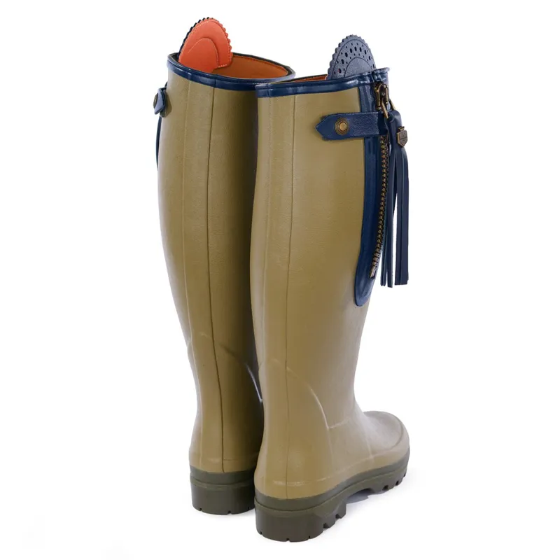 Le Chameau X Fairfax and Favor L'Alliance Neo Boots Regular - Vert Vierzon-1