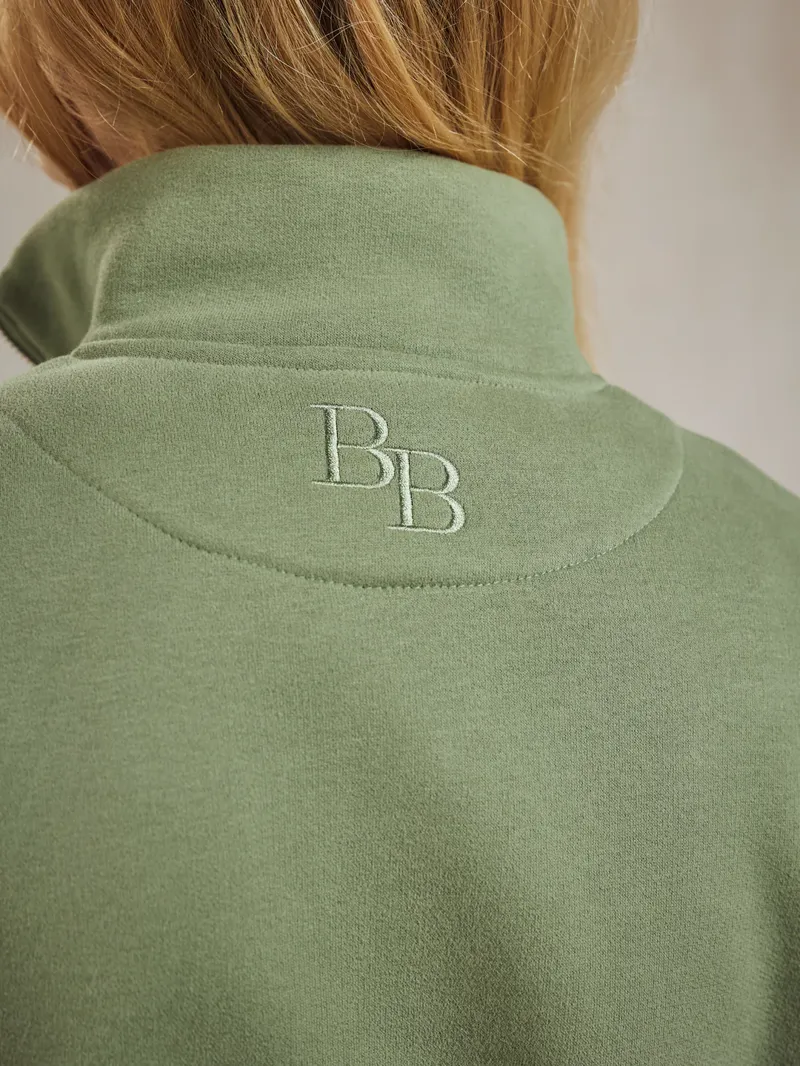 Beamont and Bear Kingswear 1/4 Zip - Village Green-3